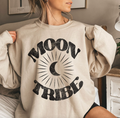 Lunar Essence Fleece Crew – Moon Tribe Graphic Sweatshirt