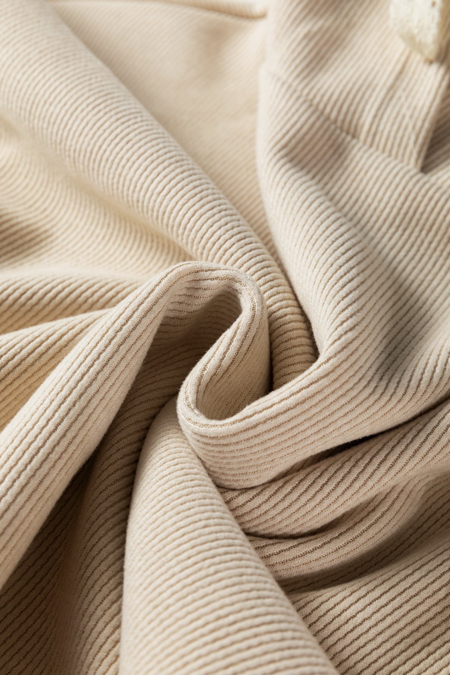 Ribbed Knit Leopard & Lace Drawstring Hoodie