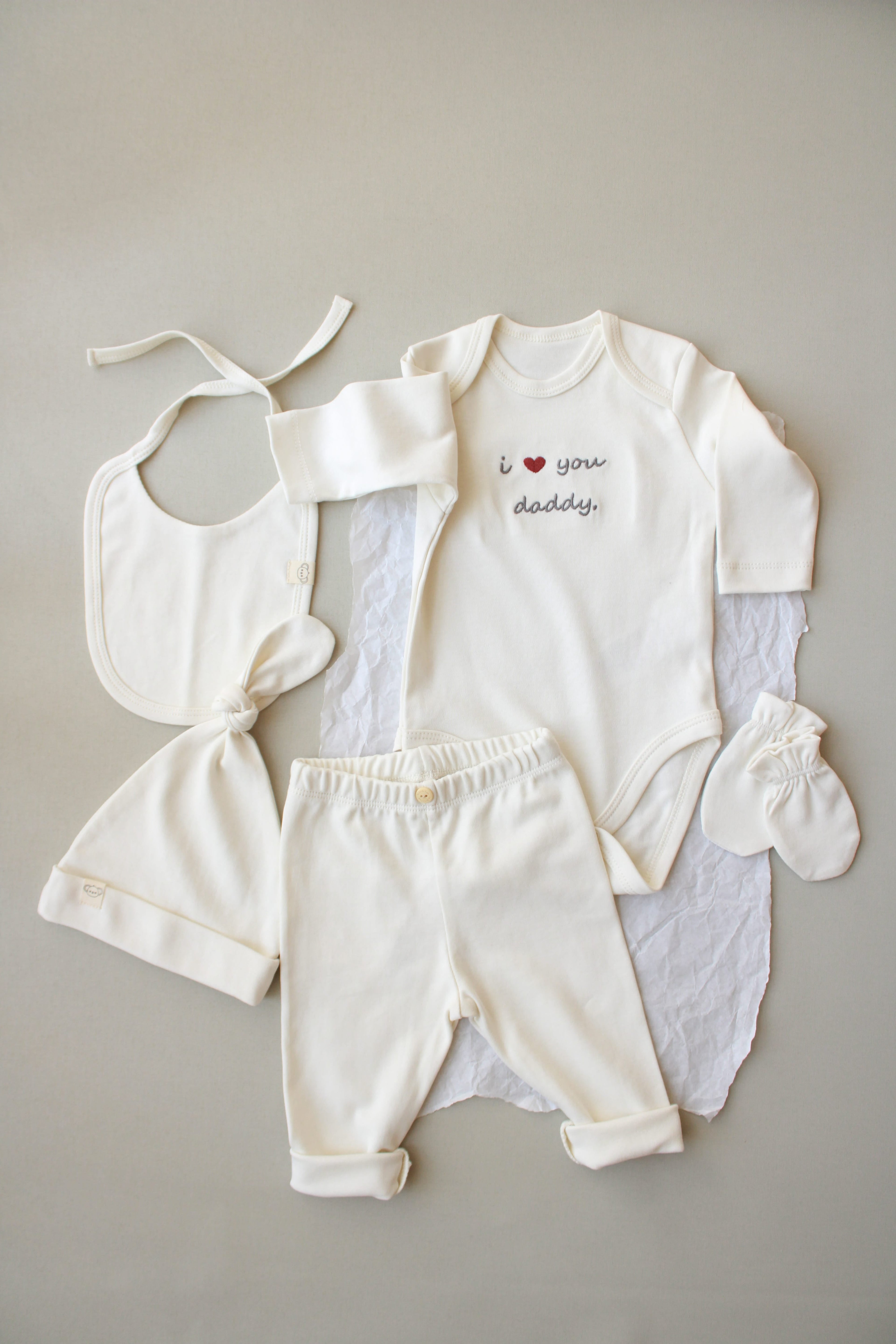 I Love You Daddy Newborn 5 Piece Set