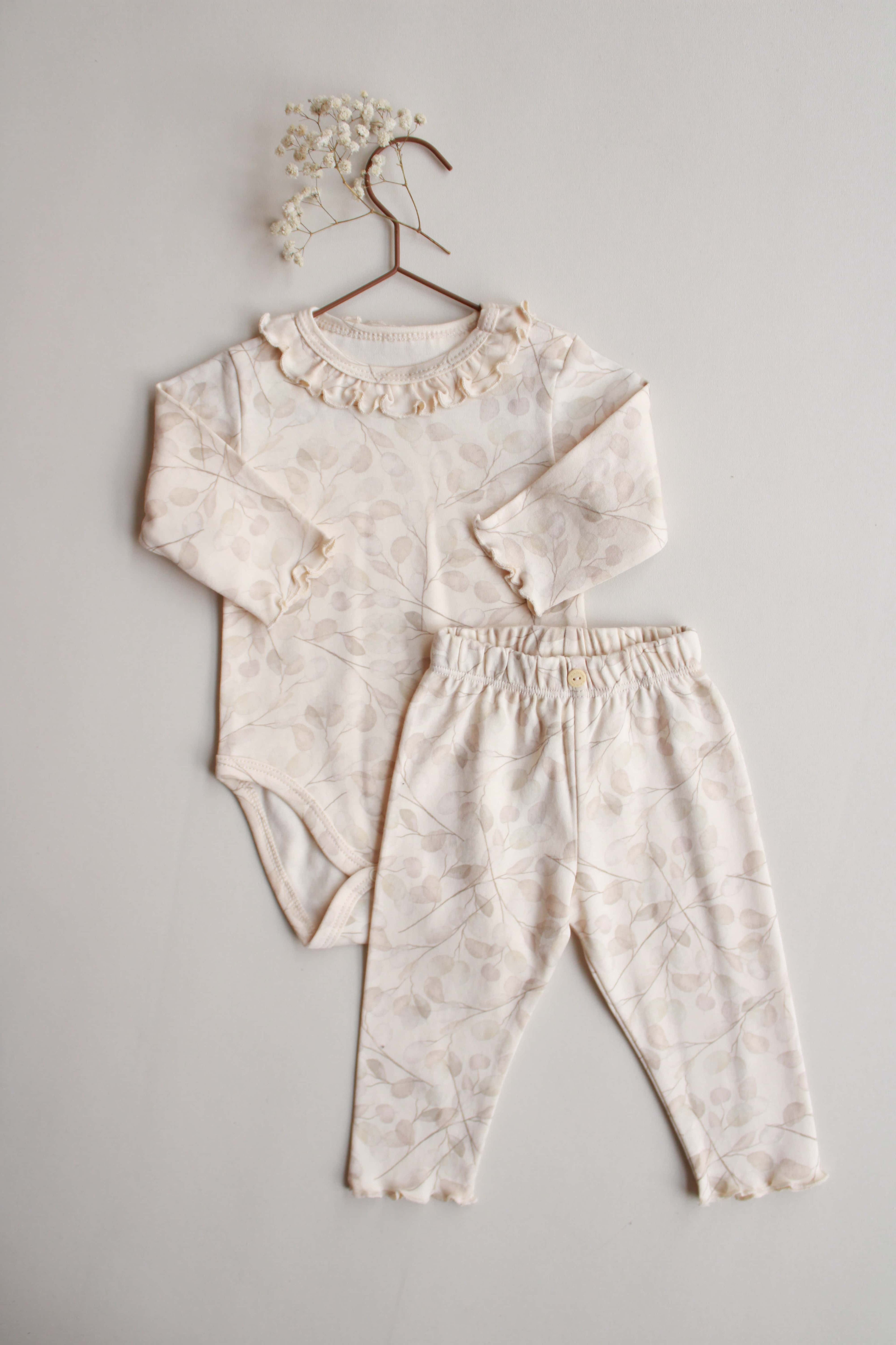 Willow Floral Ruffle Set