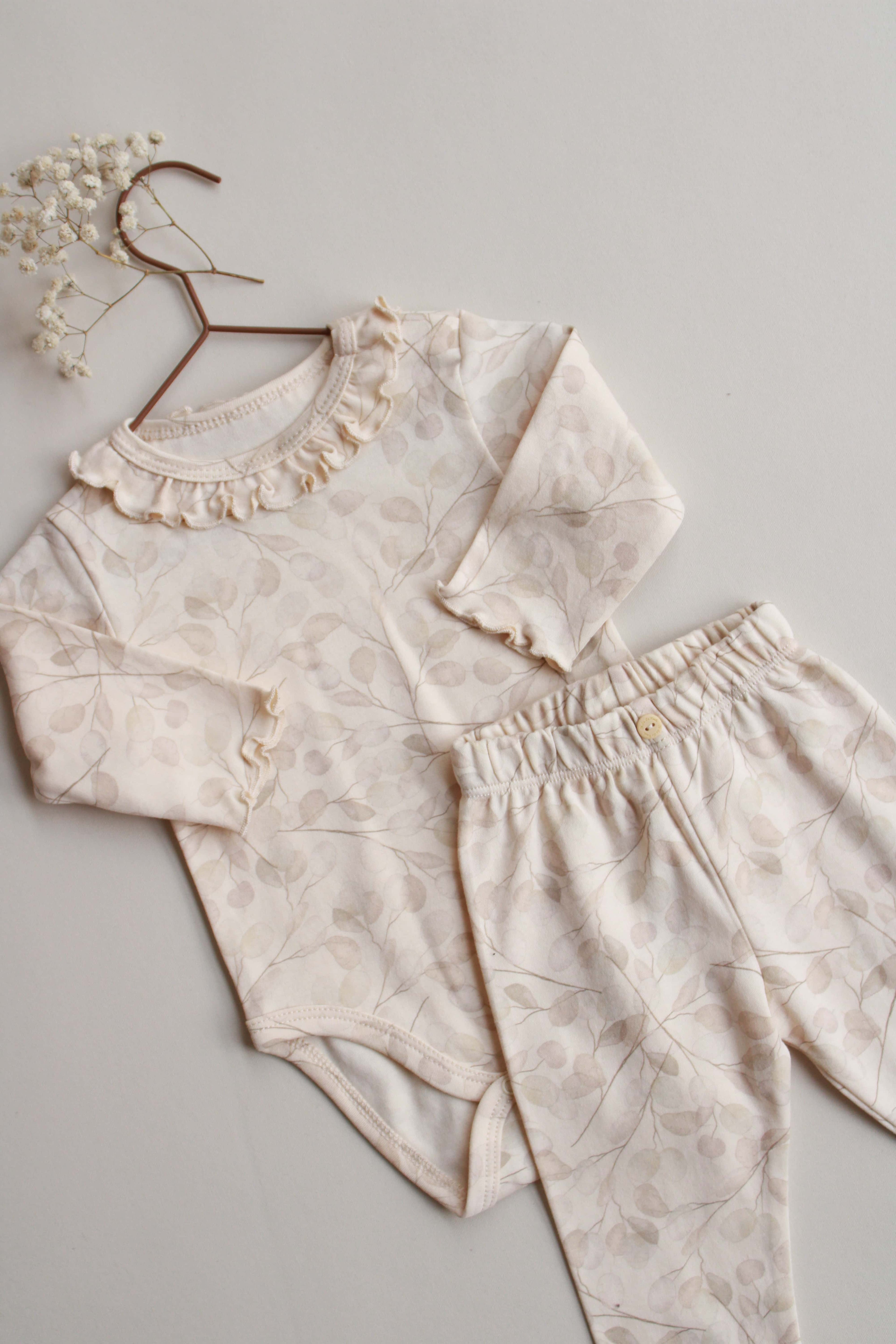 Willow Floral Ruffle Set